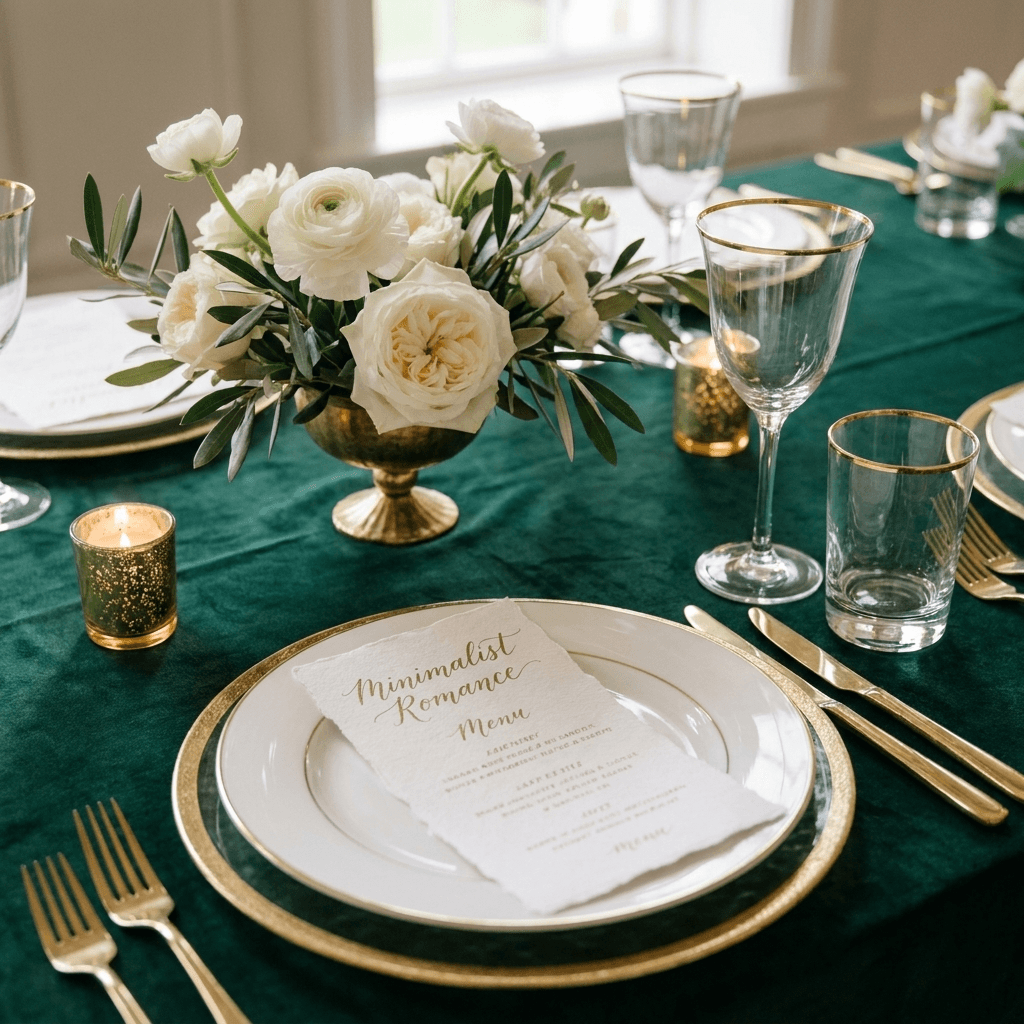 Minimalist Romance Wedding Concept